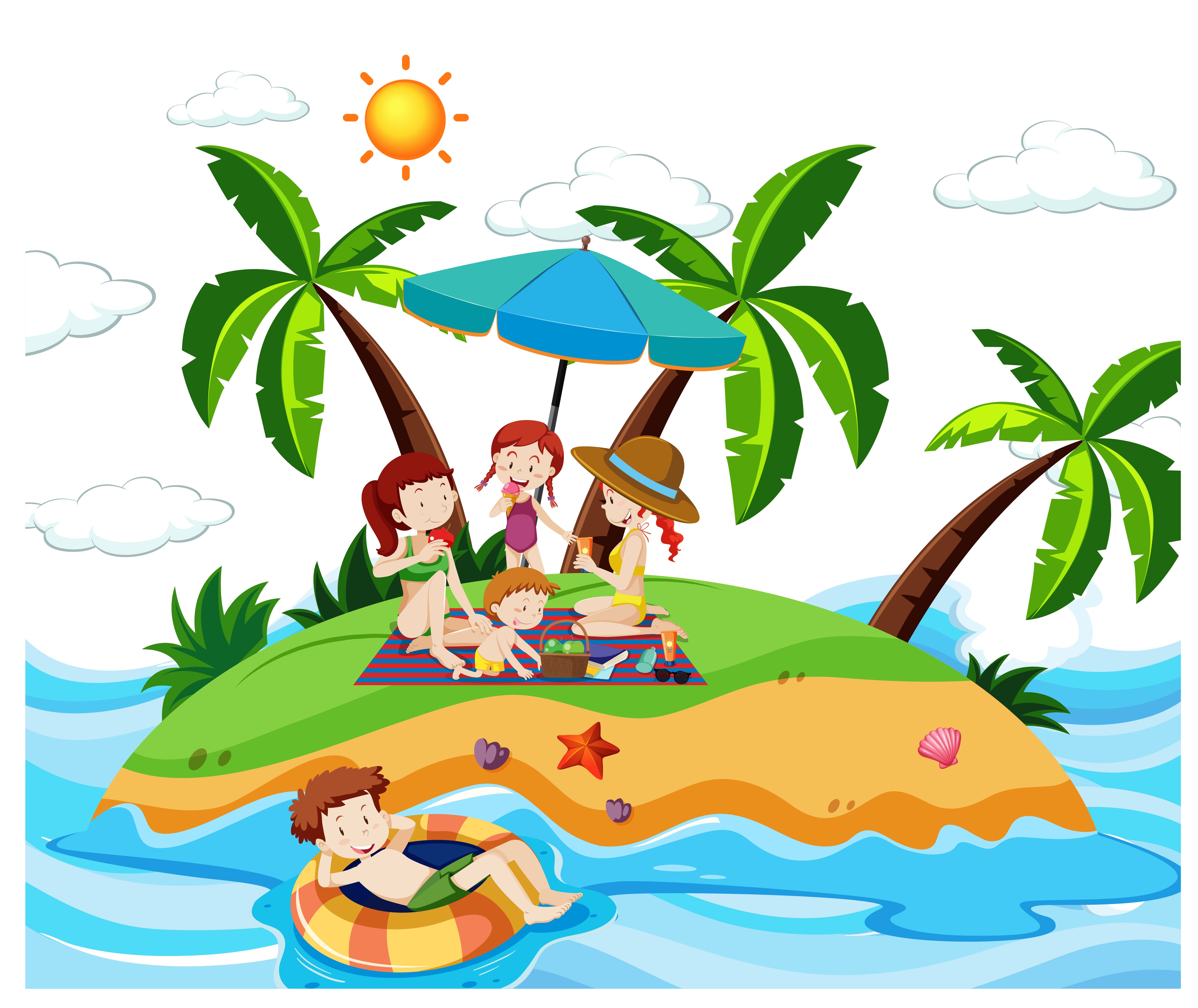 Счастливый остров для детей
